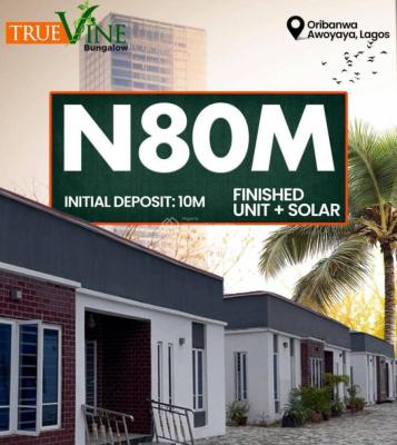 Luxury 3 Bedroom Detached Bungalow in a Serene Estate, True Vine Estate, Oribanwa, Ibeju Lekki, Lagos, Detached Bungalow for Sale