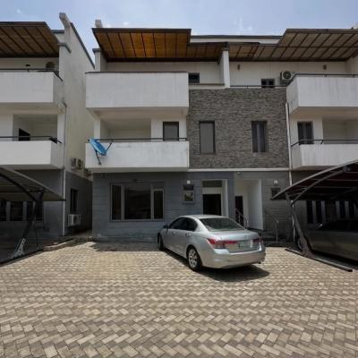 Neatly Finished 4 Bedroom Terrace Duplex with Bq, Jahi, Abuja, Terraced Duplex for Rent