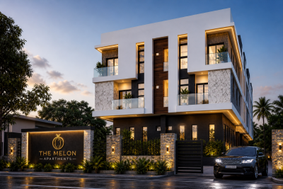 Luxury 2bedroom Apartment in The Heart of Lagos, 15-20mins to The Airport, Akowonjo, Alimosho, Lagos, Flat / Apartment for Sale