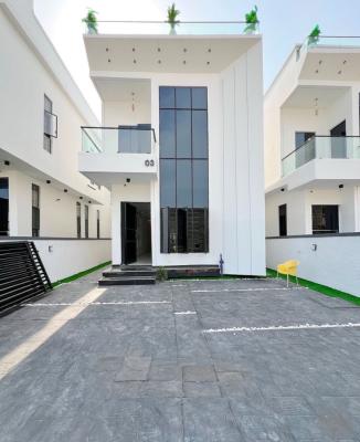 Contemporary 5 Bed Fully Detached Duplex with Swimming Pool and Bq, Chevron, Lekki, Lagos, Detached Duplex for Sale