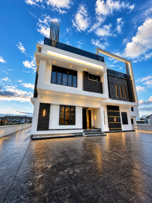 Luxury 7 Bedroom with Bq Swimming Pool in an Estate, Pinnock Beach Estate, Osapa, Lekki, Lagos, Detached Duplex for Sale