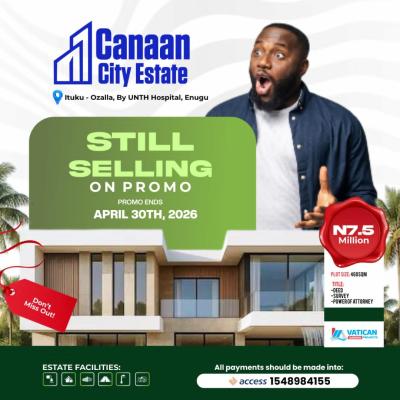 Affordable Land with High Roi in a Serene Location, Ituku-ozala, Enugu, Enugu, Mixed-use Land for Sale