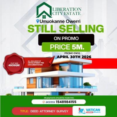 Limited Offer: Secure Land in a Good Location, Umuokanne, Owerri Municipal, Imo, Mixed-use Land for Sale