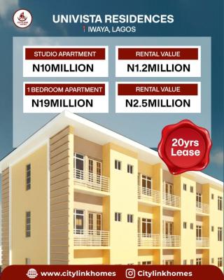 Affordable High-roi Mini Flat Investment in a Prime Location, Iwaya, Yaba, Lagos, Mini Flat (room and Parlour) for Sale