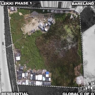 3,000 Sqm Bareland. Title: Global C of O -, Lekki Phase 1, Lekki Phase 1, Lekki, Lagos, Residential Land for Sale