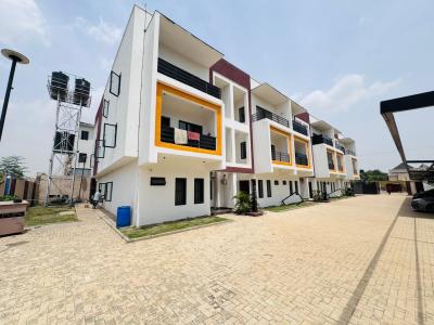 a Brand New 4-bedroom Terrace Duplex + 1bq, Kado, Abuja, Terraced Duplex for Sale
