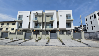 4 Units of Newly Built Luxury Terrace Duplexes, Off Durusimi Etti Street, Lekki Phase 1, Lekki Phase 1, Lekki, Lagos, Terraced Duplex for Sale