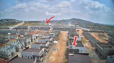 4 Bedroom Duplex (semi-finished), Kafe District, Life Camp, Abuja, Terraced Duplex for Sale