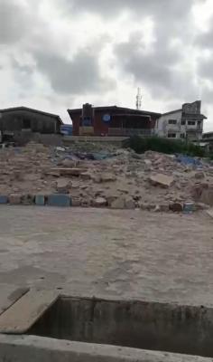 More Than Half a Plot of Land in a Very Calm Environment, Ikate Airways Surulere, Surulere, Lagos, Residential Land for Sale