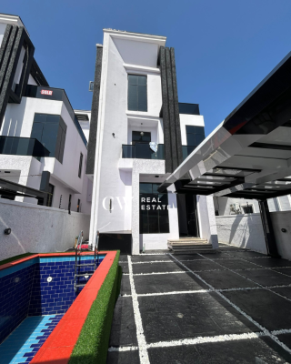 5 Bedroom Detached Duplex with Bq, Lekki, Lagos, Detached Duplex for Sale