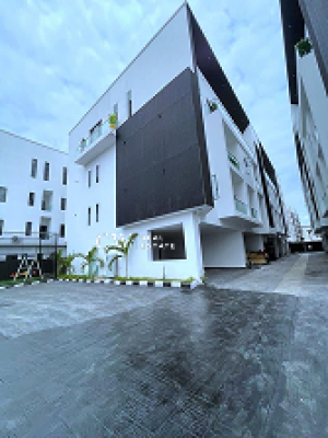 4-bedroom Terrace Duplex with Bq, Ikate, Lekki, Lagos, Terraced Duplex for Rent