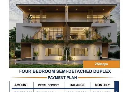 250SQM for 4 Bedroom Fully Detached Duplex — Ellite Villas Opposite Daar Communication (Ait), Asokoro Main, FCT Abu, Asokoro District, Abuja