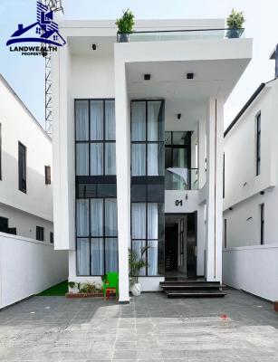 Luxury 5 Bedroom Fully Detached with Swimming Pool, Duplex with Bq, Ikota, Lekki, Lagos, Detached Duplex for Sale