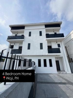 Semi Detached 4 Bedroom Home with Bq, Woji Port Harcourt, Port Harcourt, Rivers, Semi-detached Duplex for Sale