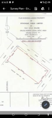 Former Nigeria Airways Site: Landmark Commercial Property, Okpara Avenue, Enugu, Enugu, Enugu, Commercial Land for Sale