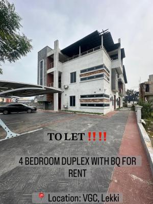 4 Bedroom Duplex with Bq, Vgc, Lekki, Lagos, Semi-detached Duplex for Rent