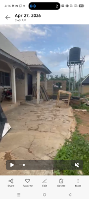 2 Bedroom and a Room Self Contain Available in The Same Compound, Kelebe Area Osogbo, Osogbo, Osun, Block of Flats for Sale
