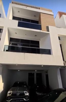 Serviced 4 Bedroom Terrace Duplex with Spacious Rooms and Bq, Ikate, Lekki, Lagos, Terraced Duplex for Rent
