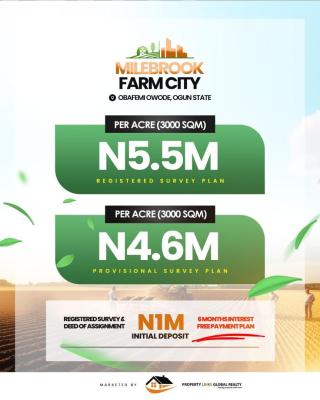 Buy Farm Now, Watch Your Money Grow, Obafemi Owode, Ogun, Commercial Land for Sale