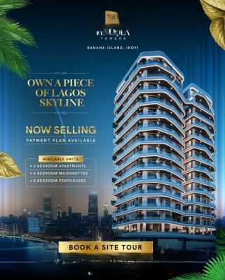 3 -bedroom Units4 Breathtaking Penthouses,38 Limited-edition Luxury, Resort-style Swimming Pool   Spa & Salon  State-of-the-art Gym  Privat, Banana Island, Ikoyi, Lagos, Block of Flats for Sale