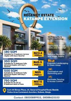 Residential Land, Diplomatic Hill/city, Katampe Extension, Katampe, Abuja, Mixed-use Land for Sale