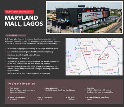 Multi-storey Shopping Mall Consisting of 6,500sqm of Lettable Space, 360/360 Ikorodu Road, Ikorodu, Lagos, Commercial Property for Sale