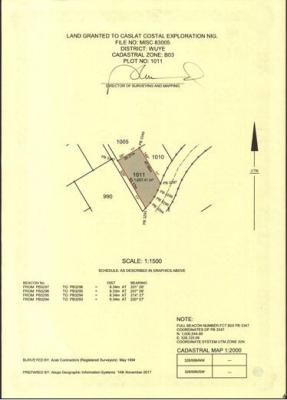 Wuye Commercial ( Not Specify) 1,873.42sqm   C of O, Wuye, Abuja, Commercial Land for Sale