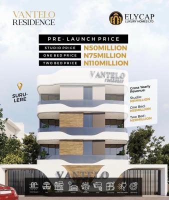 Vantelo Residence Solves That with a Strategic Location,in Surulere, Nnobi Street, Surulere, Lagos, Mini Flat (room and Parlour) for Sale