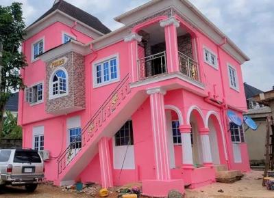 Block of 7units Flat and 5 Shops on 450 Square Meters Land, Close to Ait Television Station, Alagbado, Ifako-ijaiye, Lagos, Block of Flats for Sale