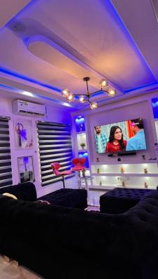 Luxuriously Furnished 1bedroom Apartment (fully Serviced), Greenbay Estate, Behind Megamound Estate, Mobil Road, Ajah, Ajah, Lagos, Mini Flat (room and Parlour) for Rent