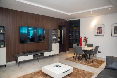 Fully Furnished 2bedroom Flat with Inverter. 2nd Floor, Off Amino Kano( Tarred Rd, Wuse 2, Abuja, Flat / Apartment for Rent