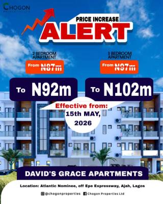 2 Bedroom Apartment with Payment Plan, Military Zone of Atlantic Nominee Estate, General Paint Bustop, Ajah, Ajah, Lagos, Flat / Apartment for Sale