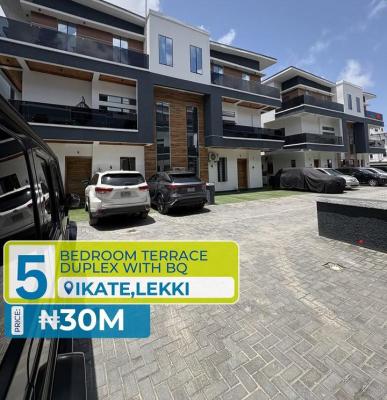 5 Bedroom Terrace Duplex with Bq, Ikate Lekki, Ikate, Lekki, Lagos, Semi-detached Duplex for Rent