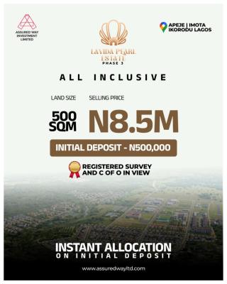 Buy and Build Land with Cofo, Apeje - Imota,ikorodu, Imota, Ikorodu, Lagos, Land for Sale