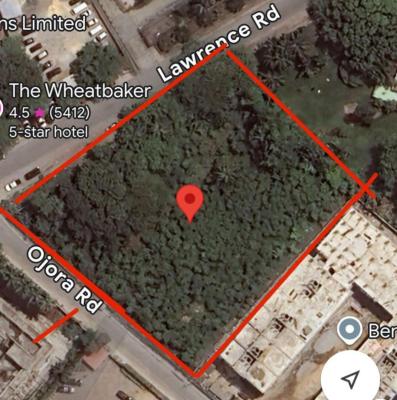 4,800sqm Corner Piece Vacant Land, Ojora Road / Lawrence Road, Old Ikoyi, Ikoyi, Lagos, Residential Land for Sale