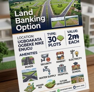 Land Banking Opportunity - 30 Plots, Ugboakata Ogbeke Nike, Enugu, Enugu, Residential Land for Sale