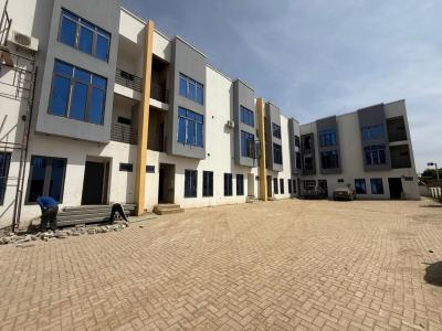 Well Buit 4 Bedroom Semi Finished Terrace Duplex with Bq, Tarred Road., Serene and Well Secured Neighborhood, Mabushi, Abuja, Terraced Duplex for Sale