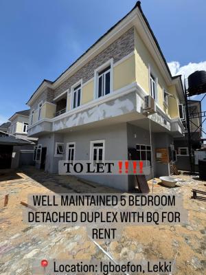 Well Maintained 5 Bedroom Detached Duplex with Bq, Lekki, Igbo Efon, Lekki, Lagos, Detached Duplex for Rent