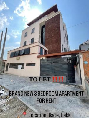 Brand New 3 Bedroom Apartment, Ikate, Ikate, Lekki, Lagos, Flat / Apartment for Rent