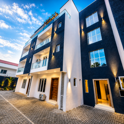 4 Bedroo. Terraced Duplex with Bq 24hrs Electricity, Lekki Phase 1, Lekki Phase 1, Lekki, Lagos, Detached Duplex for Rent