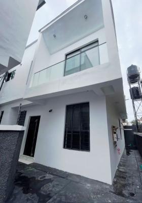 Elegant 4 Bedroom Semi-detached House with Maid Room, Chevron, Lekki, Lagos, Semi-detached Duplex for Sale