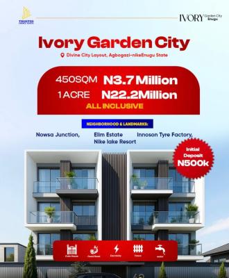 Affordable Plots of Mixed-use Land, Ivory Garden Estate, Divine City Layout Agbogazi Nike, Enugu, Enugu, Mixed-use Land for Sale