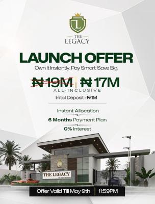 Secure Your Verified Plot at The Legacy Estate Ibadan, Ibadan, Oyo, Residential Land for Sale