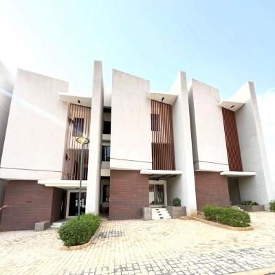 Newly Built 4 Bedroom Spacious Terrace Duplex ,bq, Semi Finished, Guzape District, Abuja, Terraced Duplex for Sale