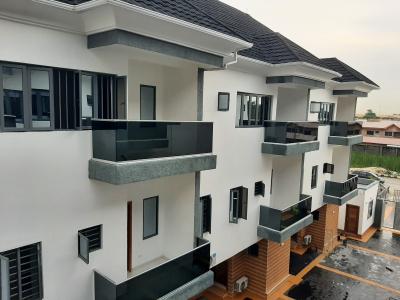 Serviced 4 Bedroom En-suite Townhouse with an Enclosed Fitted Kitchen/, Ikate, Lekki, Lagos, Terraced Duplex for Rent