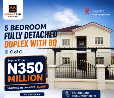 Luxury 5 Bedroom Fully Detached Duplex + Bq, Isheri North, Lagos, Detached Duplex for Sale