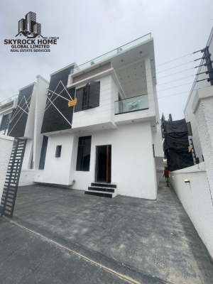 Brand New 4 Bedroom Duplex with Bq, By General Paint, Lekki, Ajah, Lagos, Semi-detached Duplex for Rent