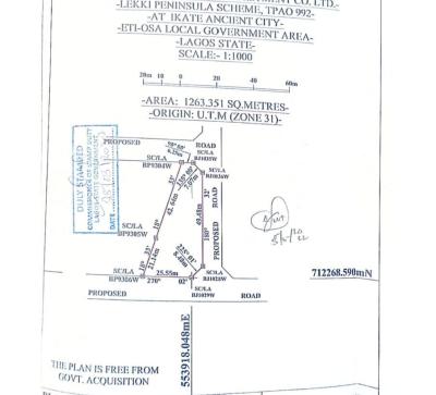 1263sqm of Bareland, Behind Dome Church, Off Freedom Way, Ikate, Lekki, Lagos, Land Joint Venture