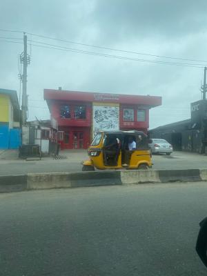 a Storey Building with Bq Available, Obanikoro, Shomolu, Lagos, Office Space for Sale