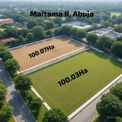 2 Serial Plots 100 Hectares Each, Maitama 2, Maitama District, Abuja, Mixed-use Land for Sale